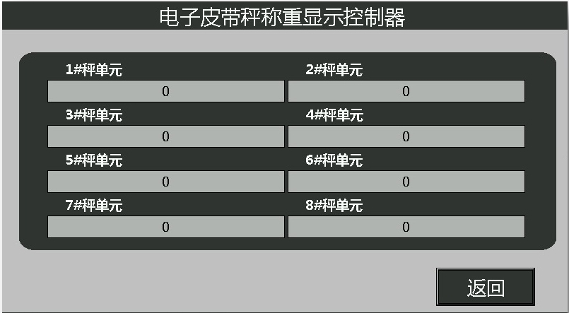 高精度皮帶秤儀表秤數據